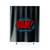 Comic Bam Loose Fit Funny Slogan Joke Shower Curtains