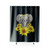 Cute Elephant With Sunflower Shower Curtains