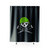 Jackass Military Helmet Skull Shower Curtains