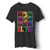 Elvis Presley King Of Rock Colorful Man's T-Shirt