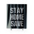 Quarantine Stay Home Save Lives Shower Curtains