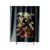 Vintage Undead Samurai Shower Curtains