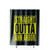 Straight Outta Ann Arbor Michigan Football Shower Curtains