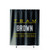 Team Brown Steel Football Shower Curtains