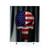 Skull America Shower Curtains