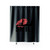 Smilf Silhouette Lips Shower Curtains