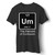 The Element Of Confusion Funny Science Astronomy Chemistry Man's T-Shirt