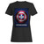 Captain America Distressed Shield Woman's T-Shirt