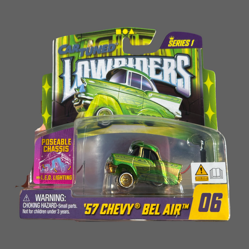 MGA LOWRIDERS 1957 CHEVY BEL AIR W/ LED LIGHTING 06 S1