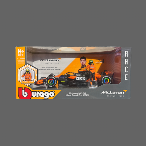 BUR F1 MCLAREN MCL38 W/FIG #4 LANDO NORRIS 28040
