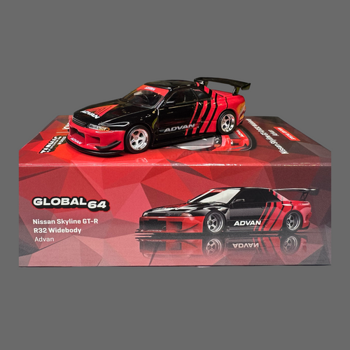 TAR NISSAN SKYLINE GT-R R32 WIDEBODY ADVAN