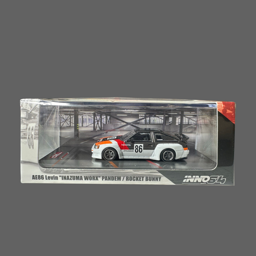 IN64 TOYOTA AE86 LEVIN "INAZUMA WORX" PANDEM ROCKET BUNNY