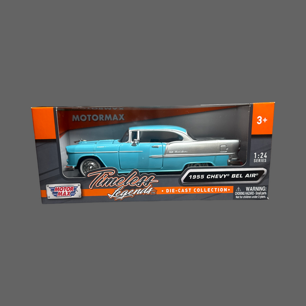 MMAX TL 1955 CHEVY BEL AIR SKY BLUE