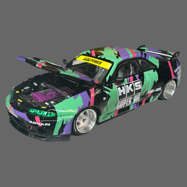 KH NISSAN SKYLINE GT-R R33 HKS 129