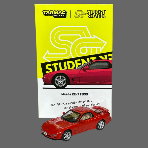 TAR JC64 MAZDA RX-7 FD3S STUDENT DRIVER RED