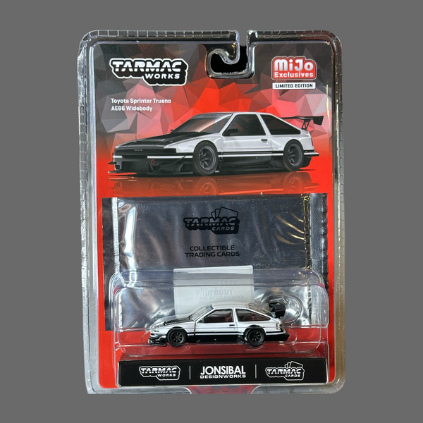 TAR TOYOTA SPRINTER TRUENO AE88 WIDEBODY WITH TRADING CARDS