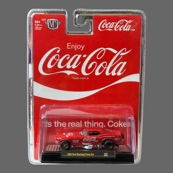 M2 1969 FORD MUSTANG FUNNY CAR COCA COLA A30 23-11