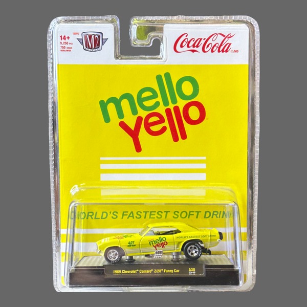 M2 1969 CHEVY CAMARO Z 28 MELLO YELLOW A30 23-10