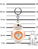 LEGO Star Wars The Last Jedi BB-8 LED Keychain Light