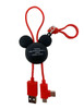 Disney Mickey Mouse 3D Foam USB Cable Bag Clip 