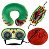 Jurassic Park Neck Pillow, Face Cover & Eye Mask Travel Set