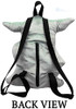 Disney Star Wars Mandalorian"The Child" Baby Yoda 3D Plush Backpack 16" 