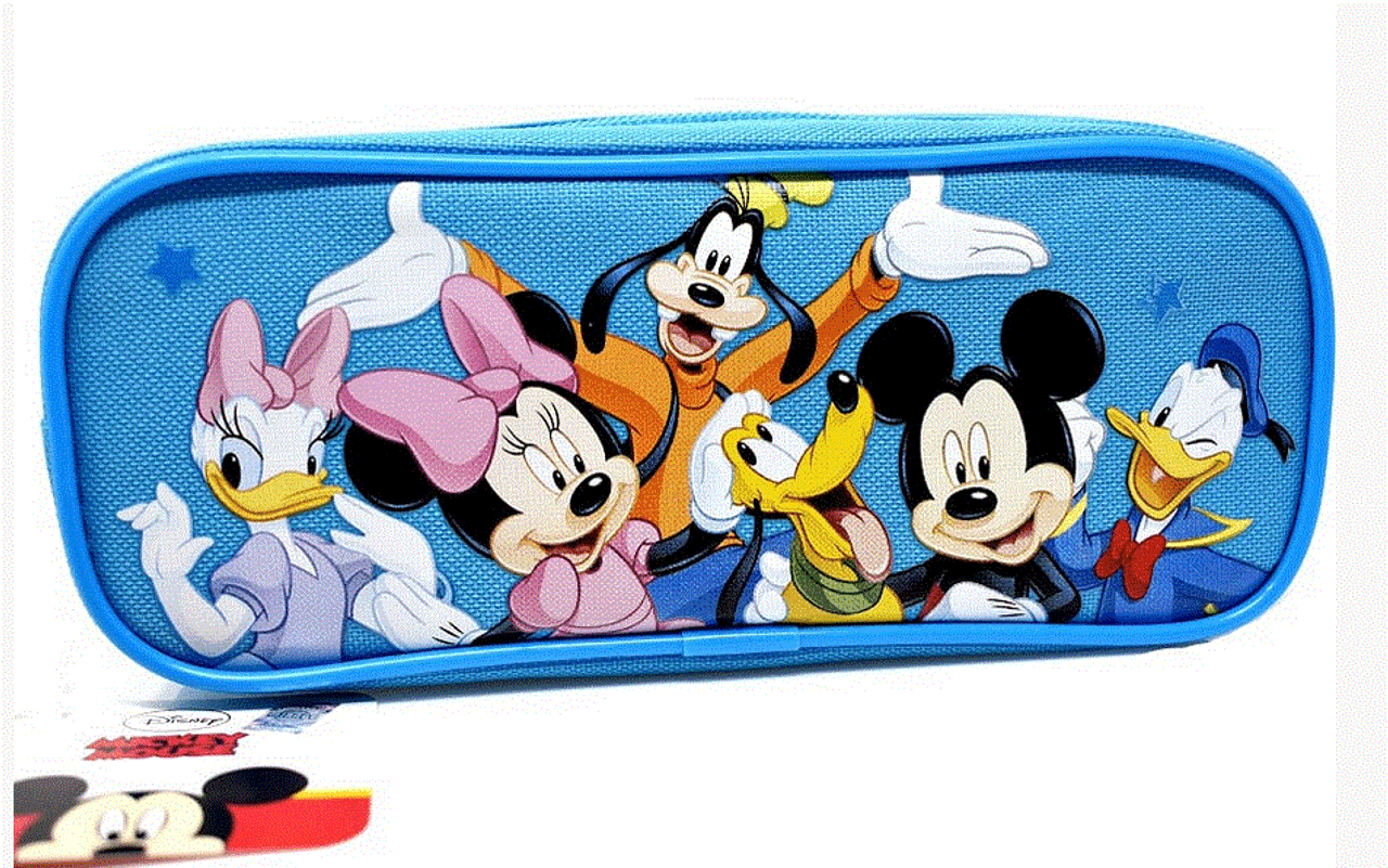 Disney Lilo and Stitch Molded Pencil Case Pencil Bag Zipper Cosmetic Pouch