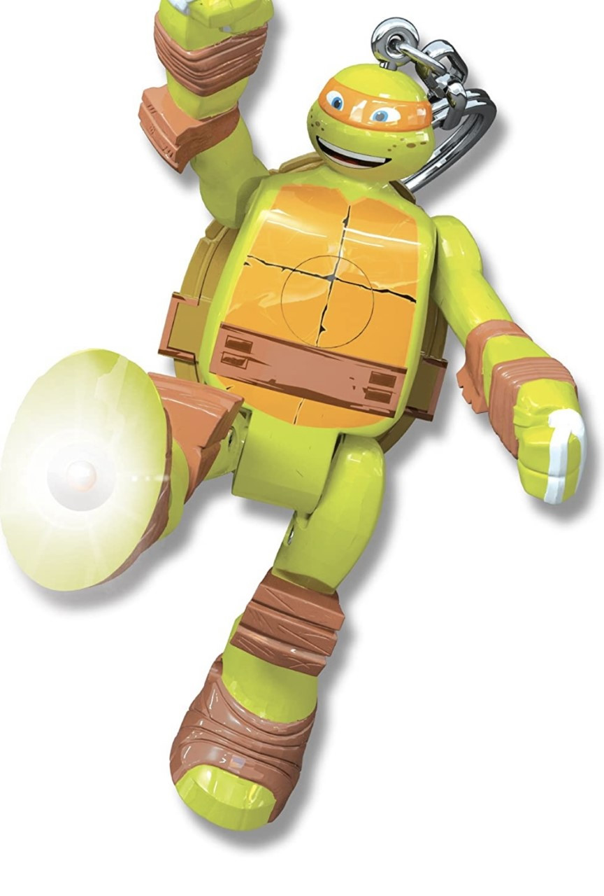 Teenage Mutant Ninja Turtles Michelangelo LED Keychain Flashlight - Curious  Bazaar