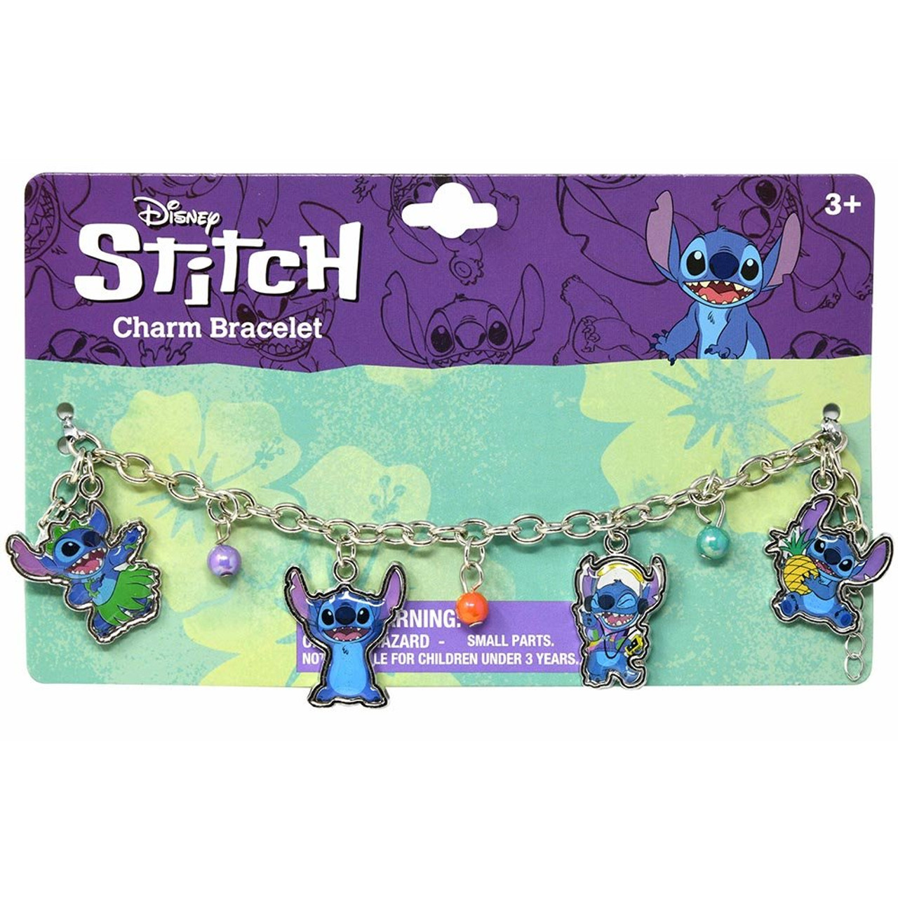 Disney Stitch 7 Charm Bracelet