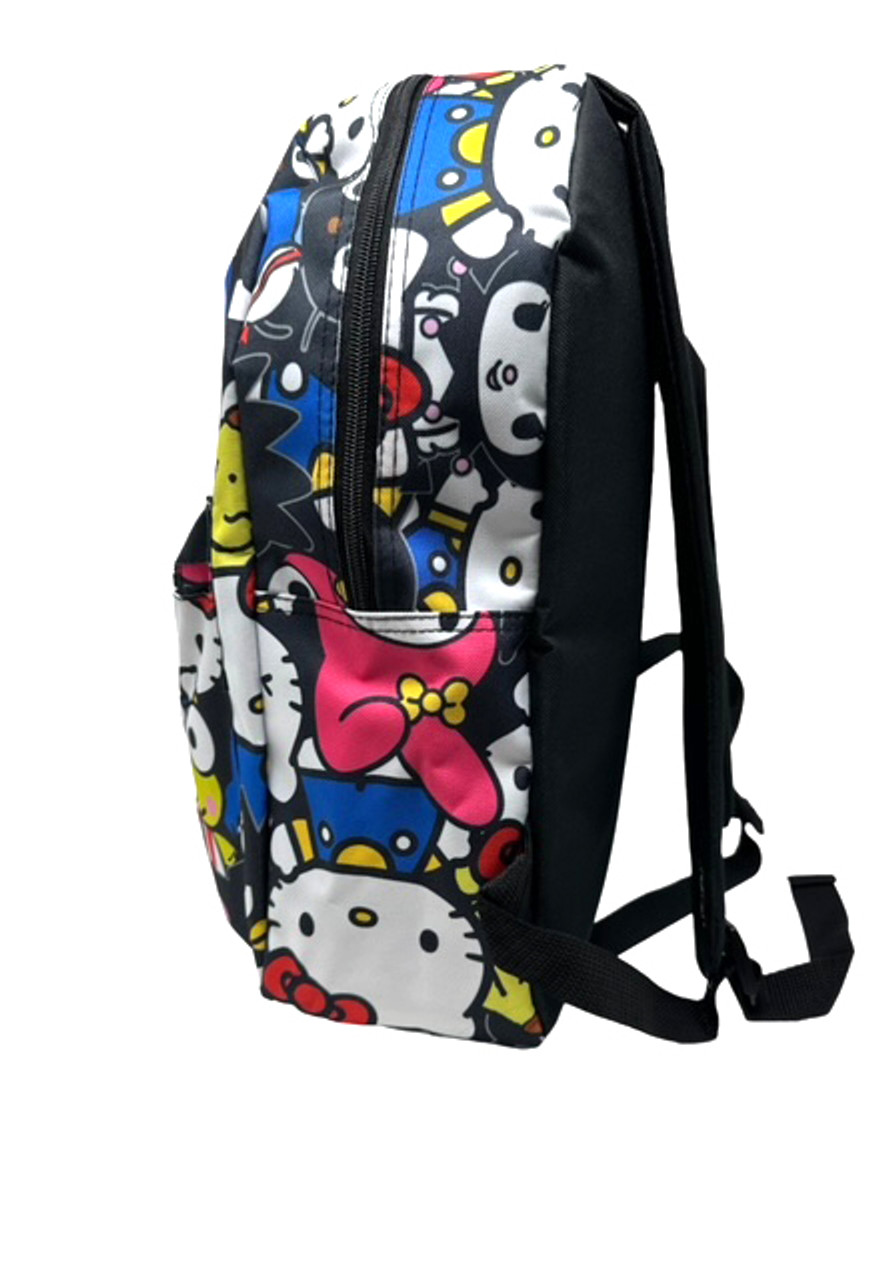 Disney Mickey Mouse School Backpack Large 16 Travel Bag All Over Art Print  New