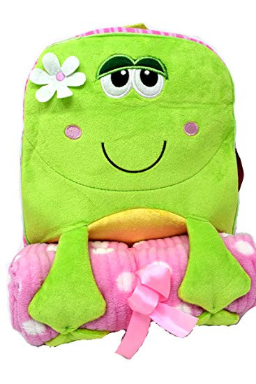 frog plush backpack