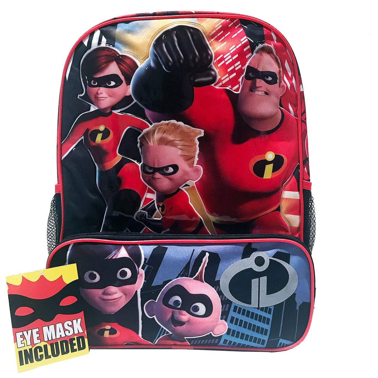 disney pixar incredibles mini backpack Loungefly x The Syndrome GeekCore Adjustable shoulder straps Loungefly Disney Pixar Moments Incredibles
