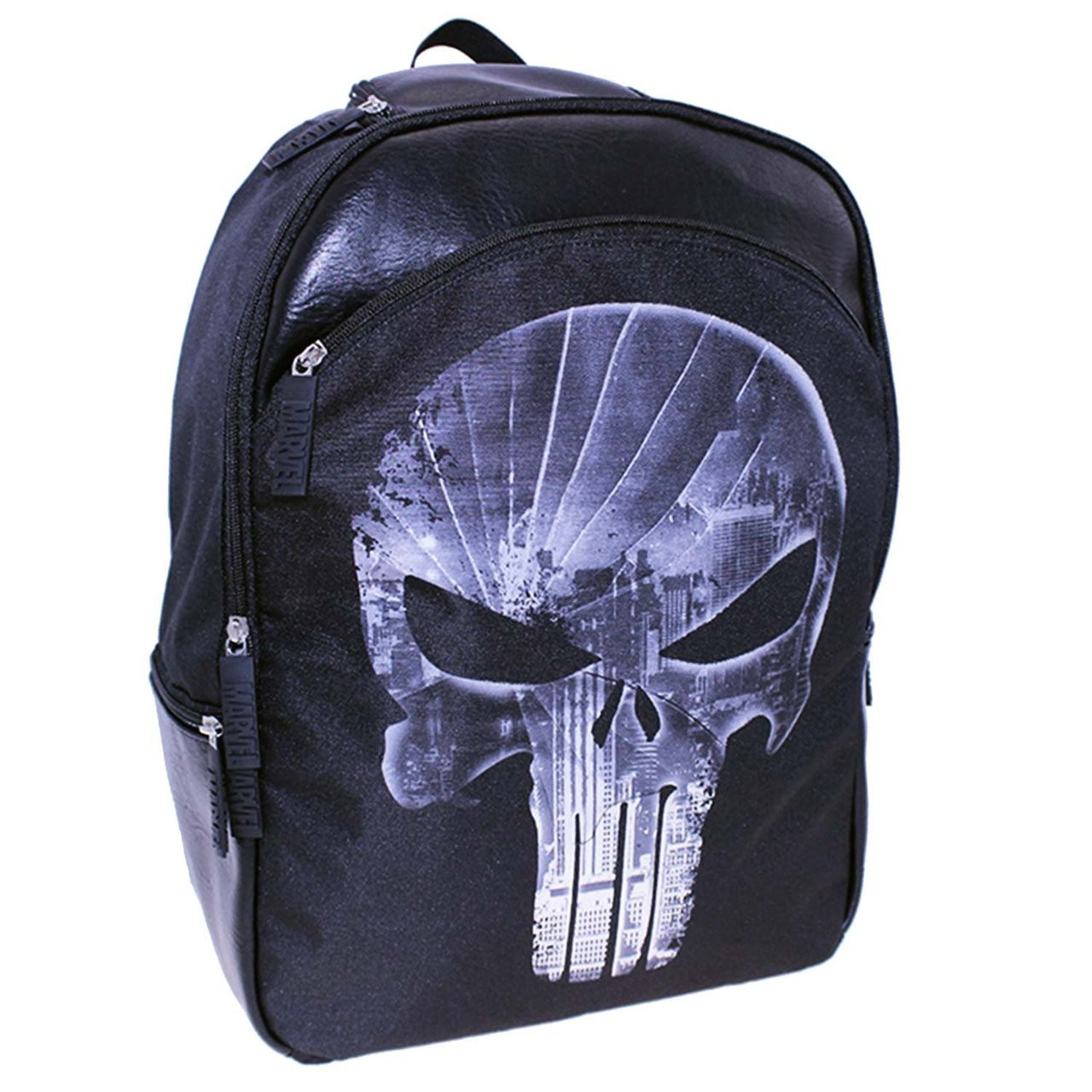 Loungefly x Marvel The Punisher Embroidered Canvas Backpack (One Size,  Black) : Clothing, Shoes & Jewelry - Amazon.com