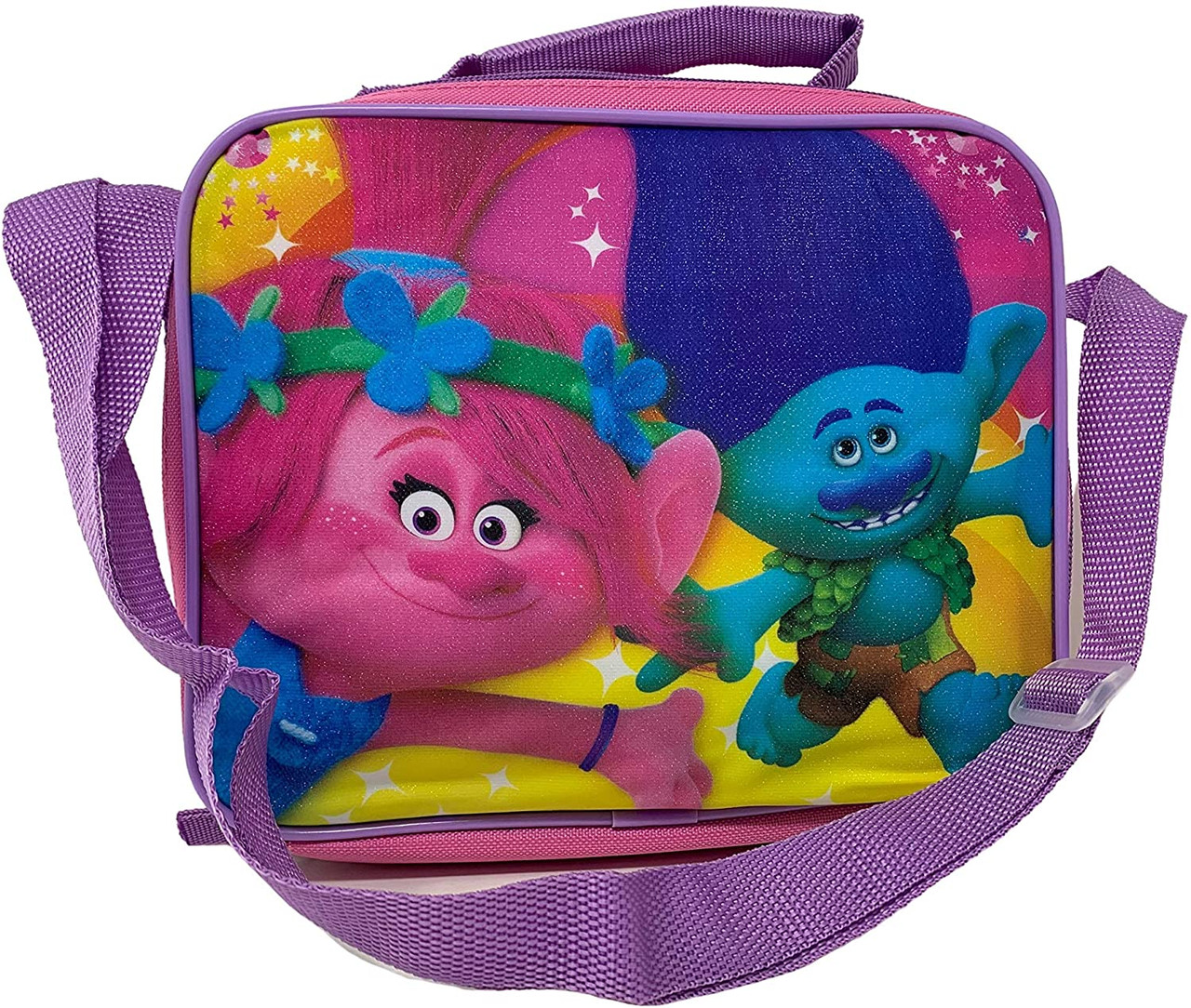 Dreamworks Girls' Trolls 5 PC Backpack Set, Pink, One Size