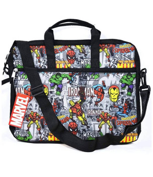 Marvel Avengers Universe All Over Print Laptop and Tablet Bag Case with Shoulder Strap