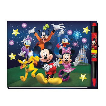 Disney Mickey and Friends Deluxe Autograph Book with Pen 