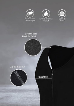 Swiftfit Men's Neoprene Weight Loss Body Shaping Vest 2XL