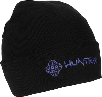 Kpop Demon Hunters Black and Blue Cuff Knit Beanie