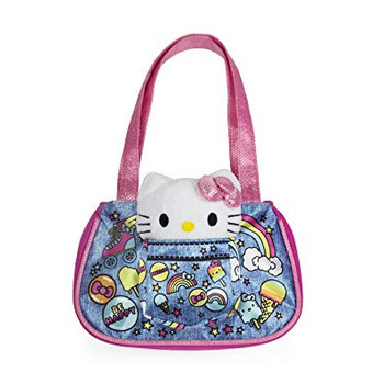 New Sanrio HELLO KITTY Messenger Bag Pink Black & White Checkered nice gift  - MATZ Market