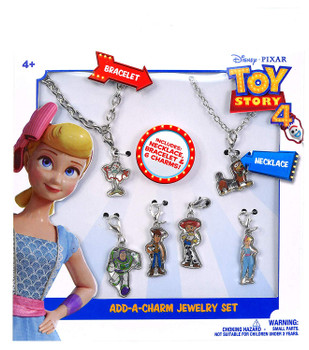 Disney Toy Story 4 Necklace and Bracelet Jewelry Set 