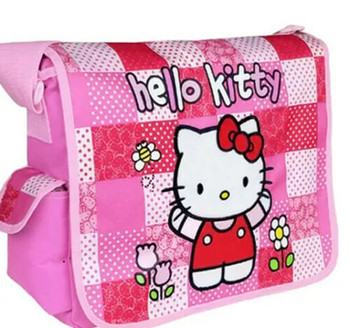 Sanrio Hello Kitty Pink Checker Messenger Bag