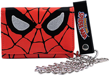  Marvel Spider-Man Big Face Chain Wallet 
