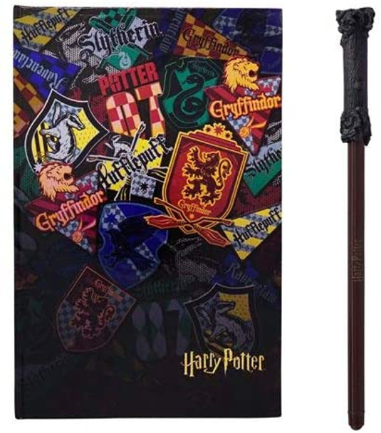  HARRY POTTER Journal with Magic Wand Pen