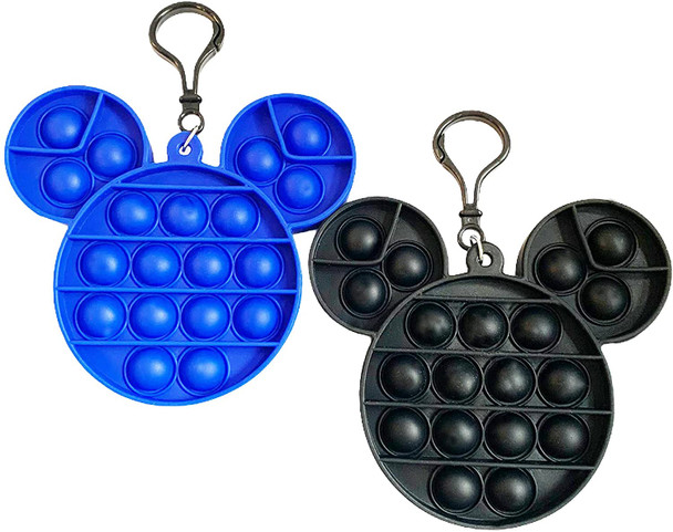Disney Mickey Mouse Popper Fidget Toy Keychain Set of 2