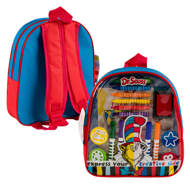 Dr. Seuss Art and Activity Backpack 20pc