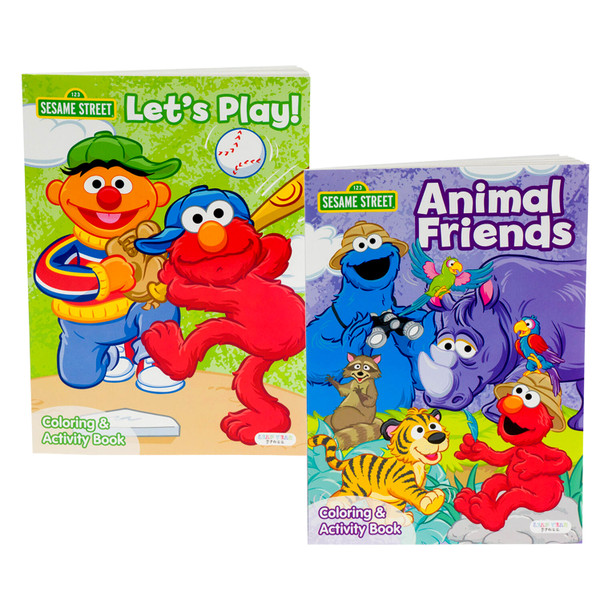 Sesame Street Coloring and Activity Book- 2pc