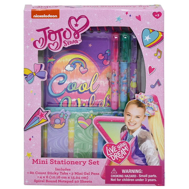 JoJo Siwa Notepad with Pens & Sticky Tabs