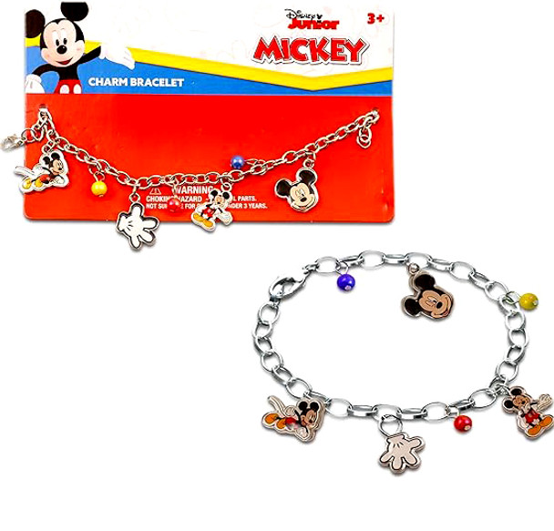 Disney Mickey Mouse 7" Charm Bracelet