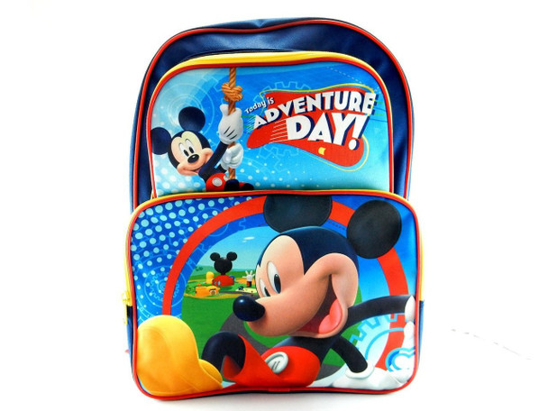 Disney Mickey Club House 16" Backpack "Adventure Day"