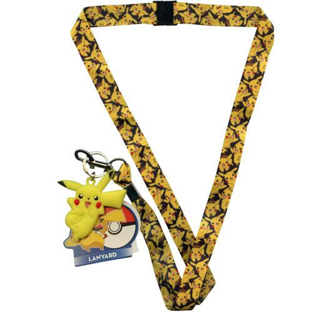 Pokemon Pikachu Lanyard Key Ring 